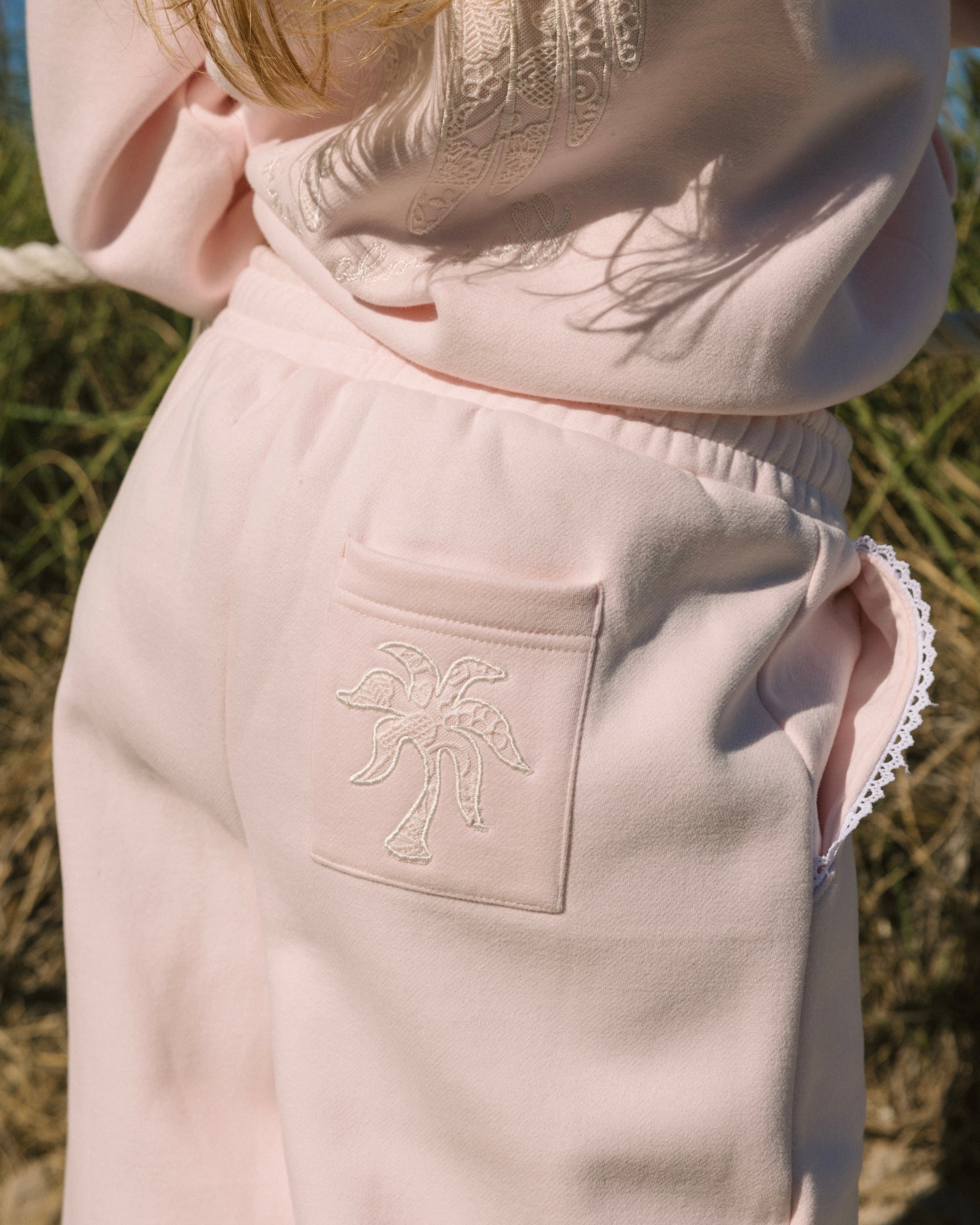 "Lacy" Wideleg Sweatpants
