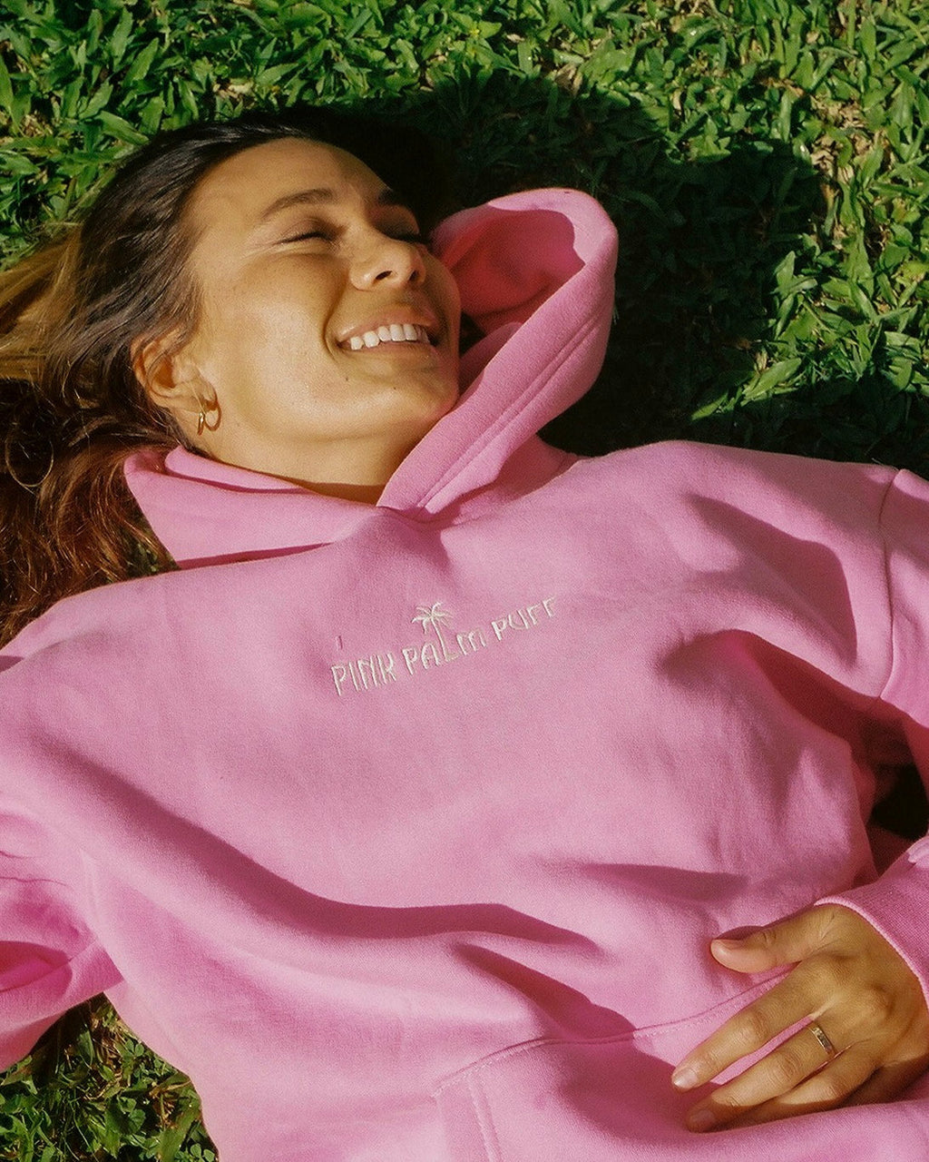 Classic Puff Hoodie in Raspberry